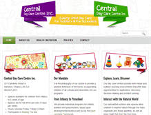 Tablet Screenshot of centraldaycarecentre.com